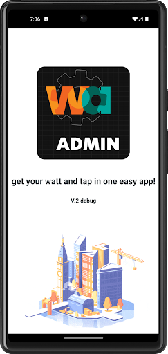 Android application Admin Wattapp screenshort