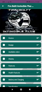 FireBoltt InvinciblePlus Guide