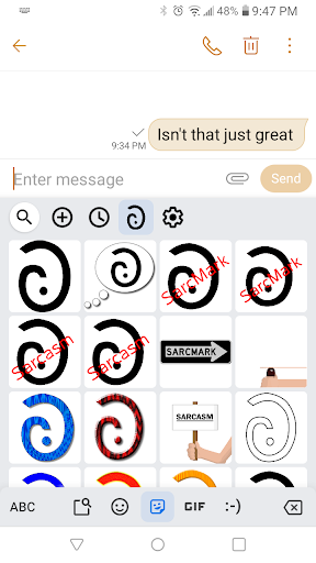 SarcMark - Sarcasm Punctuation Screen 2