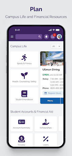 MyCLU Screen 3