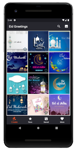 Android application EID Greetings screenshort