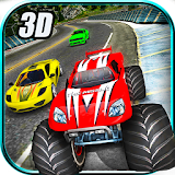 Crazy Car vs Monster Racing 3D icon