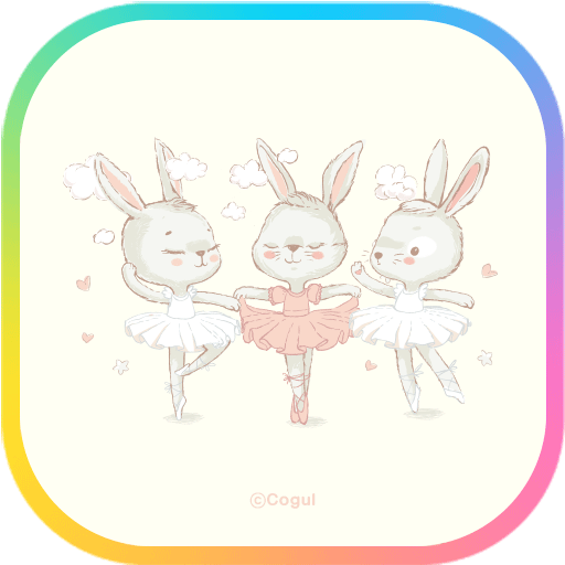 카카오톡 테마 - 발레토끼_연습 logo