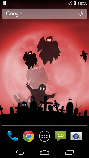 Halloween Ghost Live Wallpaper Screen 2