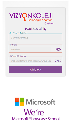 Android application Vizyon Koleji Online screenshort