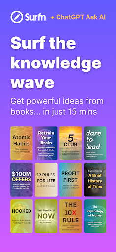 Android application Surfn: Dive into Books with AI screenshort