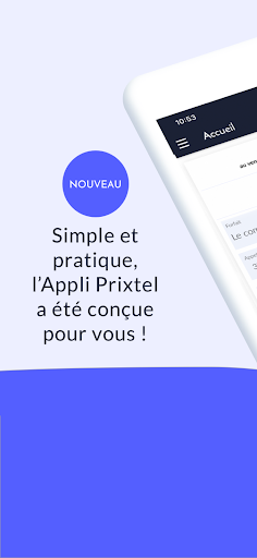 Android application Prixtel screenshort