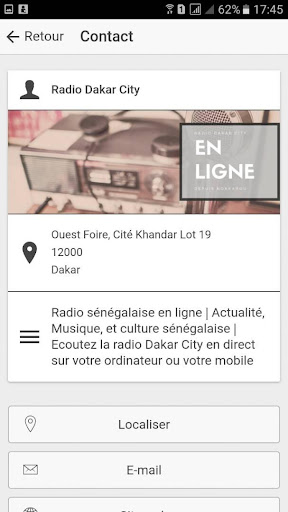 Radio Dakar City Screen 3
