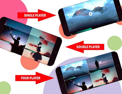 Multi Screen Video Player : On One Screen لقطة شاشة