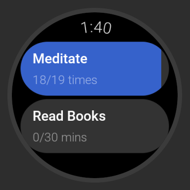 Screenshot of Habitify: Daily Habit Tracker