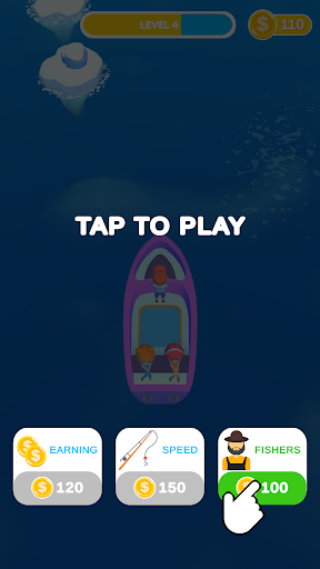 Android application Fish Runner screenshort