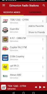 Edmonton Radio Stations-Canada