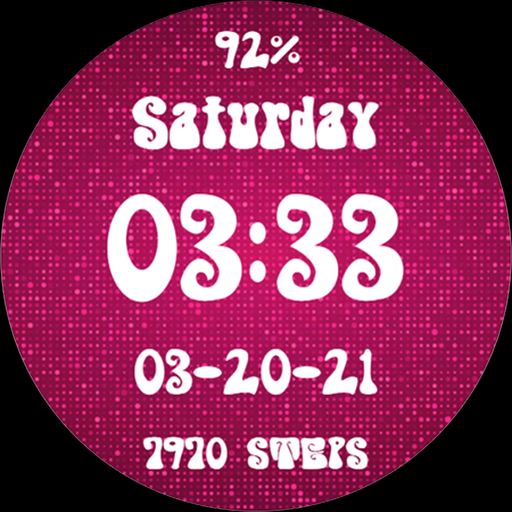 Disco 70s Party Club Watchface