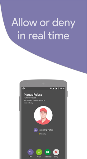 Android application VisiApp (Host/User App) screenshort