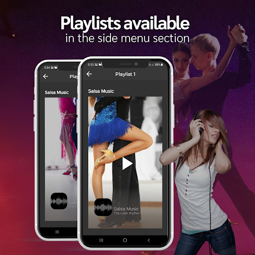 Screenshot of Salsa Music App