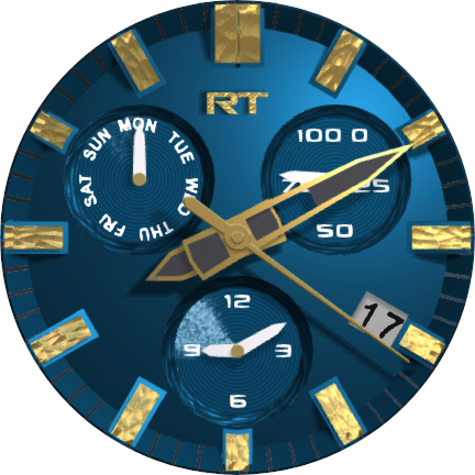 Real-time 3D watch face : RT5 Screenshot 3 - AppWisp.com
