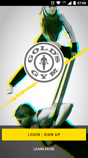 Android application Gold’s Gym Arabia screenshort