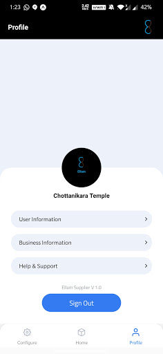 Android application Ellam for Enterprises screenshort