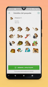 Captura de Pantalla 5 Cheems Stickers para WA android