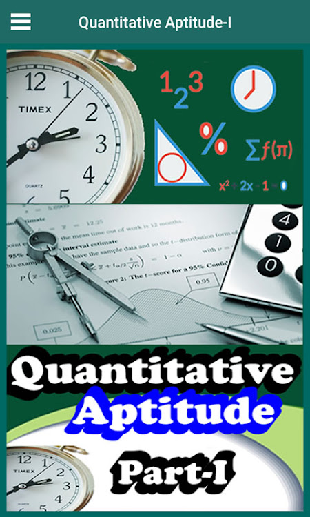 Quantitative Aptitude-I - 61.2 - (Android)