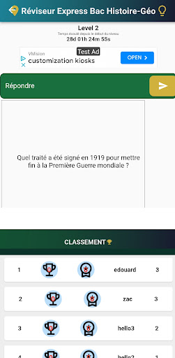 Jeu de Révision Bac Histoire Screen 2