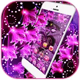 Purple Glitter Lotus icon