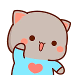 Cover Image of Download Stickers Mochi Peach Cat  APK