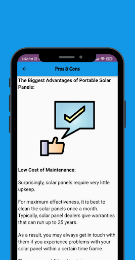 Portable solar panel Screen 2