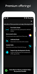 Plenary - Offline RSS reader, News Feed, Podcasts