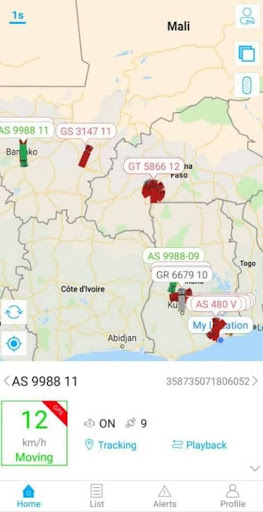 Android application Magnatetrack Mobile App screenshort