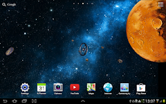 screenshot of Space Live Wallpaper