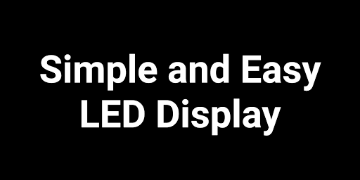 Android application LED Display - Board / Scroller screenshort