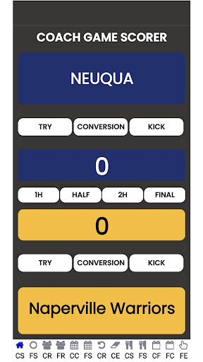 Android application Neuqua Wildcats Rugby CoachApp screenshort