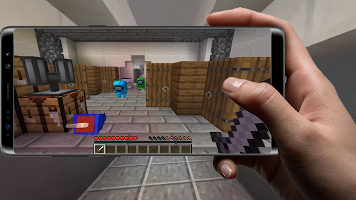 Impostor  Among Us mod skin MCPE