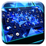 Blue Polygon Keyboard Theme icon