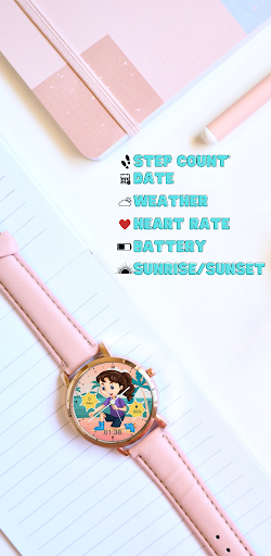 Summer watch face Screen 2