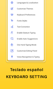 Captura de Pantalla 16 Teclado Español, Tipo Español android