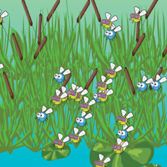 Froggy the Frog Fly Hunter - Screenshot 2