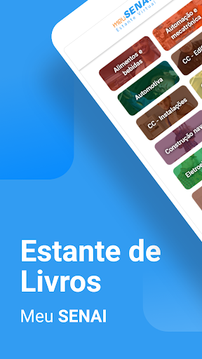 Android application Estante Virtual Meu SENAI screenshort