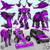 Elephant Robot Car: Robot Game icon