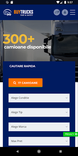 BuyTrucks Screen 2