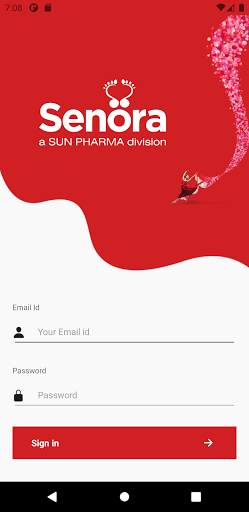 Android application Senora Rx tracking screenshort