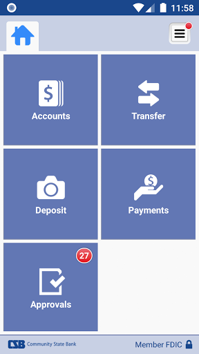 CSB Business App Screen 3