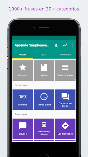 Vista previa de la aplicación