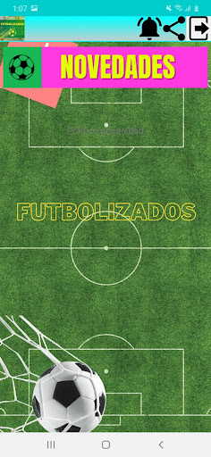 Android application Futbolizados screenshort