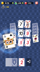 Theme Solitaire Tripeaks Tri T צילום מסך