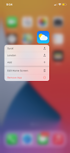 Launcher iOS Widgets