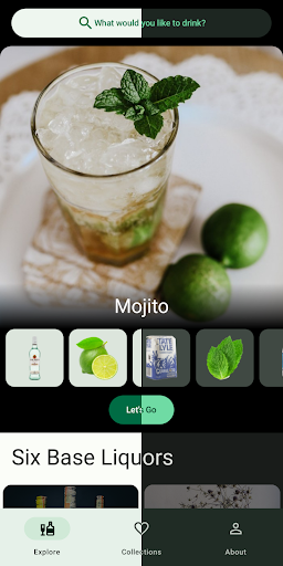 Android application Mojito - Cocktail Recipes screenshort