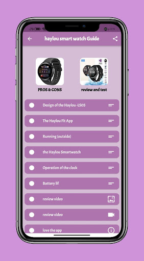 Haylou Smart Watch Guide Screen 2