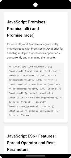 Learn JavaScript Screen 2